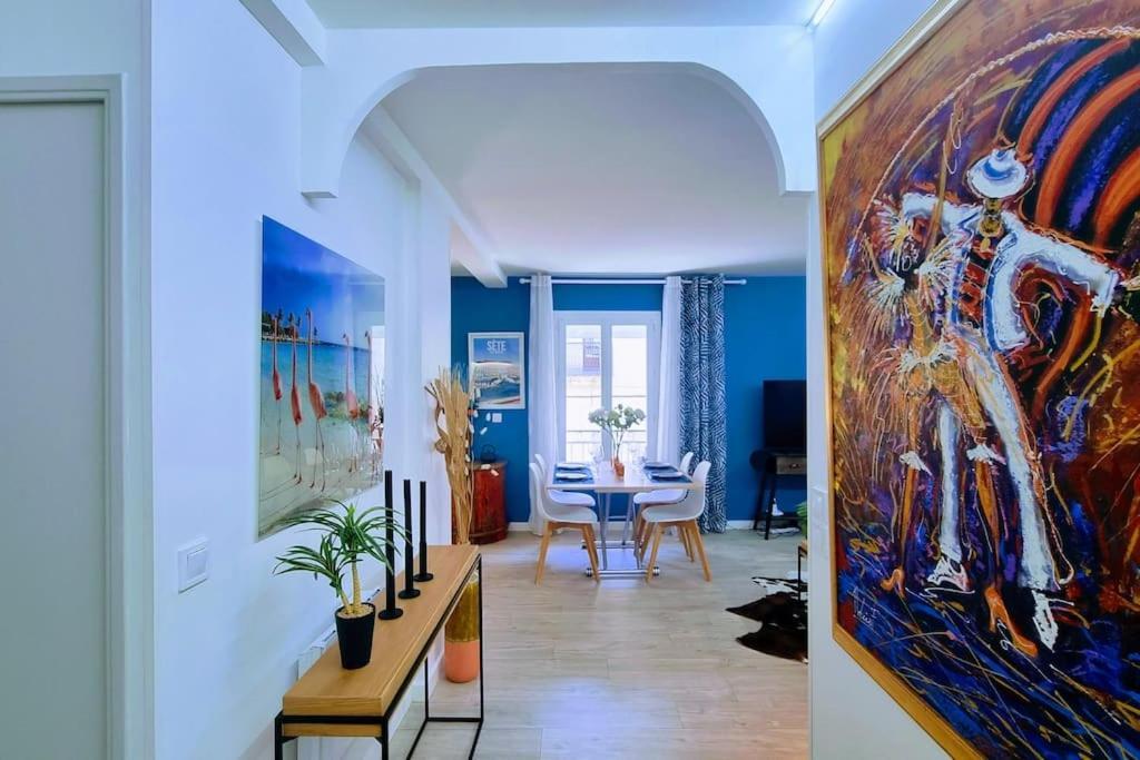 Le Clavel Superbe Deco, Centre Historique, Climatise, Parking A Proximite Apartman Sète Kültér fotó