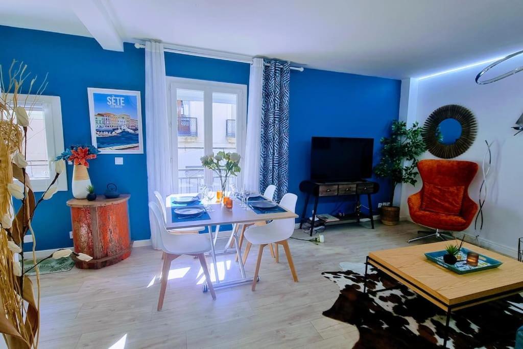 Le Clavel Superbe Deco, Centre Historique, Climatise, Parking A Proximite Apartman Sète Kültér fotó
