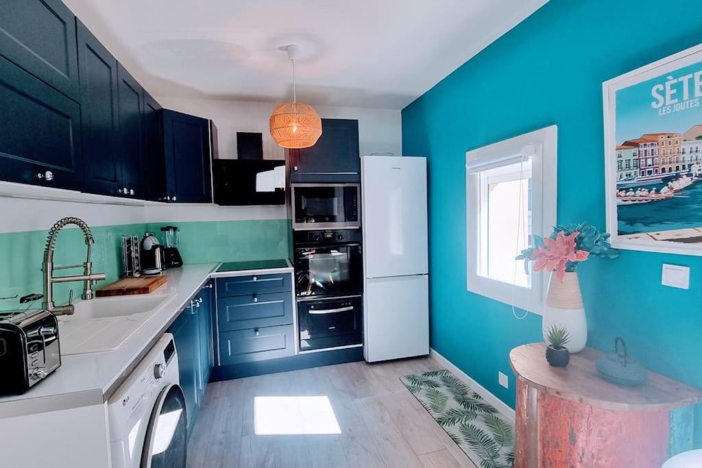 Le Clavel Superbe Deco, Centre Historique, Climatise, Parking A Proximite Apartman Sète Kültér fotó