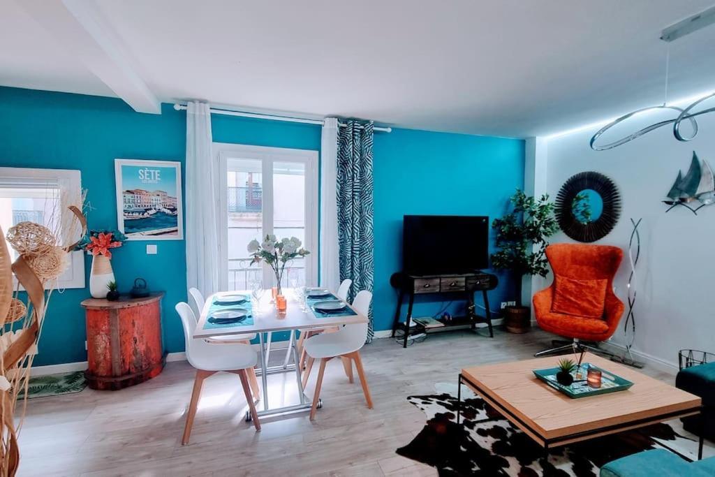 Le Clavel Superbe Deco, Centre Historique, Climatise, Parking A Proximite Apartman Sète Kültér fotó