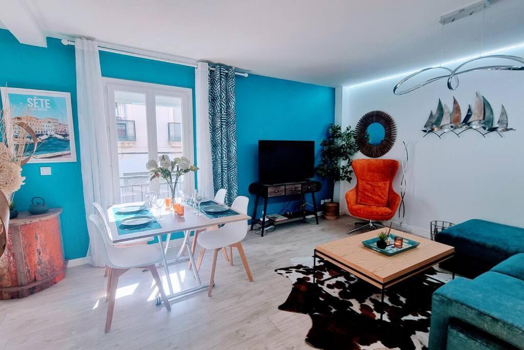 Le Clavel Superbe Deco, Centre Historique, Climatise, Parking A Proximite Apartman Sète Kültér fotó